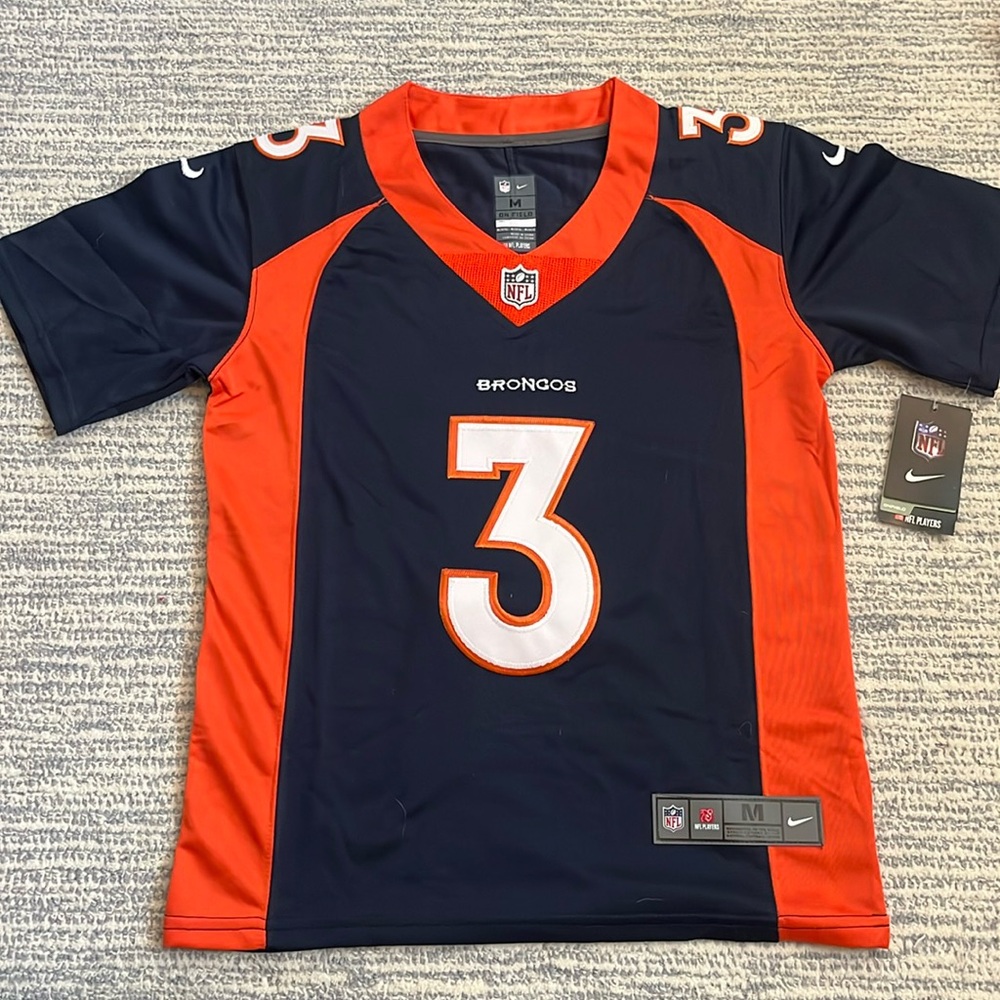 Youth Broncos Russell Wilson On Field Jersey